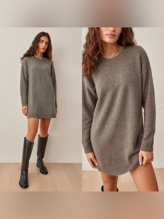 Reformation Dresses & Skirts - REFORMATION Henrietta Cashmere Dress in Taupe